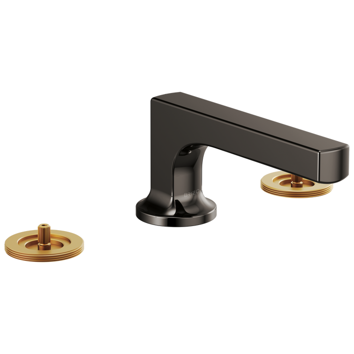Brizo Kintsu: Widespread Lavatory Faucet with Low Spout - Less Handles 1.5 GPM