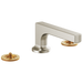 Brizo Kintsu: Widespread Lavatory Faucet with Low Spout - Less Handles 1.5 GPM