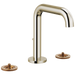 Brizo Litze: Widespread Lavatory Faucet with High Spout - Less Handles 1.2 GPM