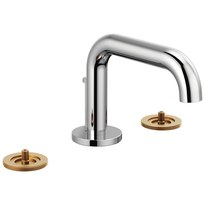 Brizo Litze: Widespread Lavatory Faucet with Low Spout - Less Handles 1.5 GPM