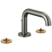 Brizo Litze: Widespread Lavatory Faucet with Low Spout - Less Handles 1.5 GPM