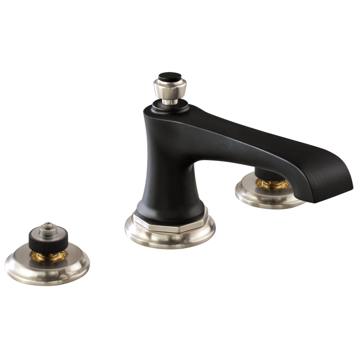 Brizo Brizo Rook: Widespread Lavatory Faucet - Less Handles 1.2 GPM