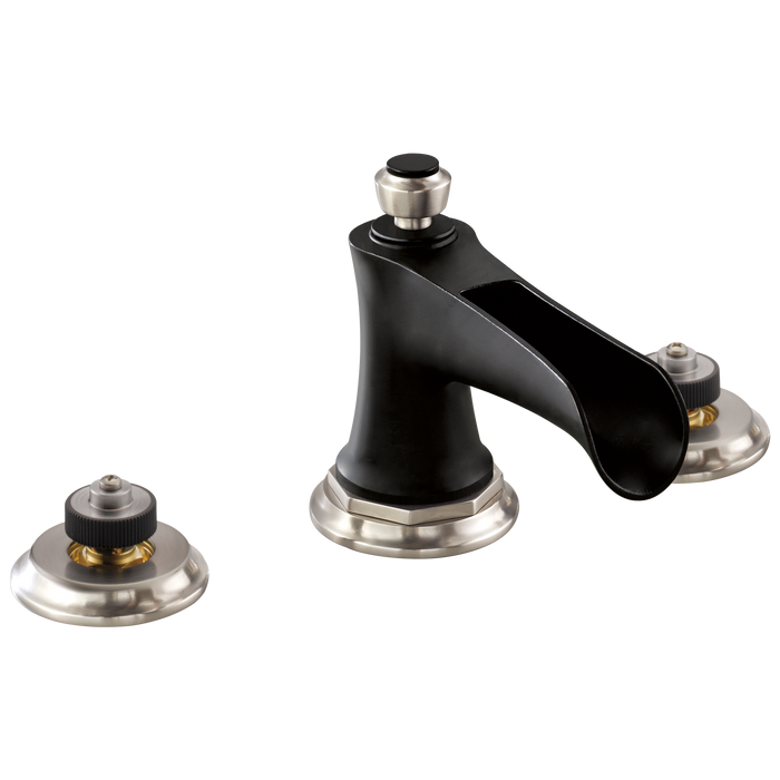 Widespread Lavatory Faucet with Channel Spout - Less Handles 1.2 GPM