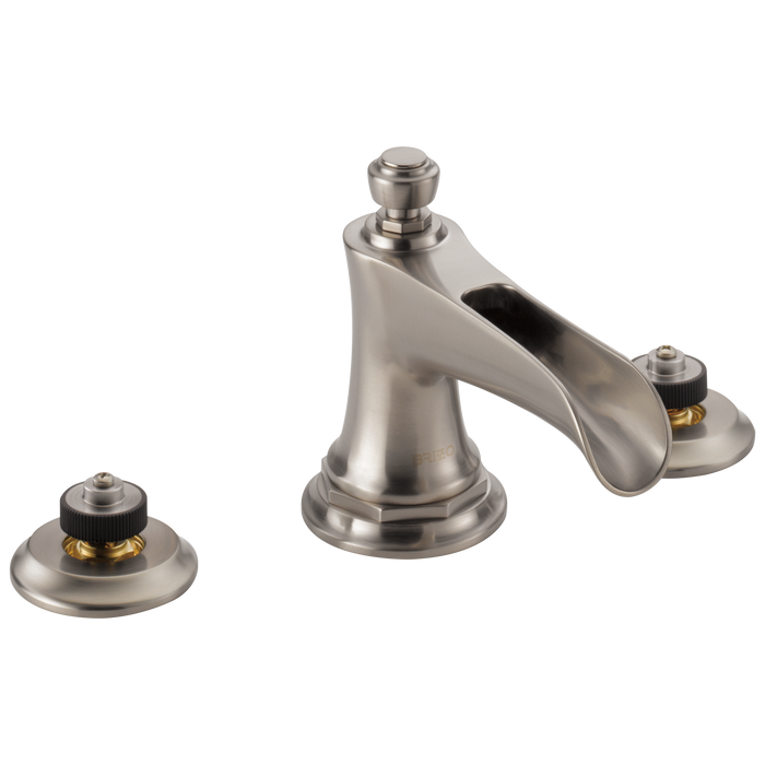 Widespread Lavatory Faucet with Channel Spout - Less Handles 1.2 GPM