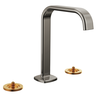 Brizo Allaria: Widespread Lavatory Faucet with Square Spout - Less Handles