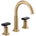 Brizo Invari 65376LF Widespread Lavatory Faucet with Arc Spout - Less Handles 1.2 GPM - Luxe Gold