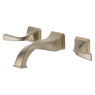 Brizo Virage: Two-Handle Wall Mount Lavatory Faucet 1.5 GPM