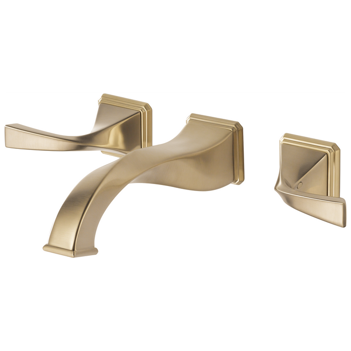 Brizo Virage: Two-Handle Wall Mount Lavatory Faucet 1.5 GPM