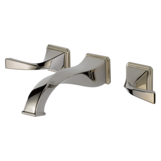 Brizo Virage: Two-Handle Wall Mount Lavatory Faucet 1.5 GPM