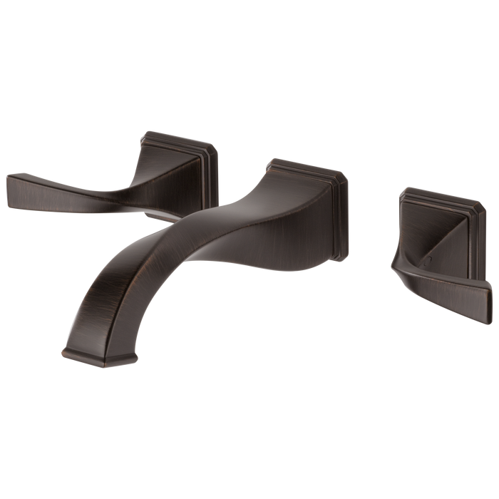 Brizo Virage: Two-Handle Wall Mount Lavatory Faucet 1.5 GPM