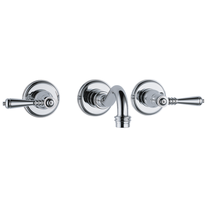 Brizo Brizo Tresa: Two-Handle Wall-Mount Lavatory Faucet 1.2 GPM