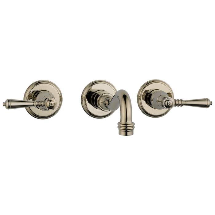 Brizo Brizo Tresa: Two-Handle Wall-Mount Lavatory Faucet 1.2 GPM
