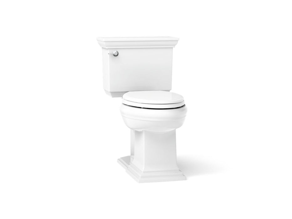 KOHLER K-36669 Memoirs Stately ContinuousClean ST two-piece elongated toilet with concealed trapway, 1.28 gpf