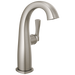Delta Stryke 677 Single Handle Mid-Height Bathroom Faucet - Lumicoat Stainless