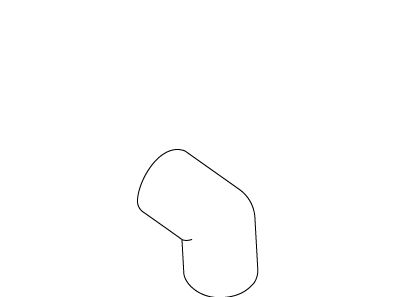 KOHLER K-69228 Elbow, 1" X 90 Deg. Pvc