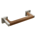 Luxe Nickel / Teak Wood