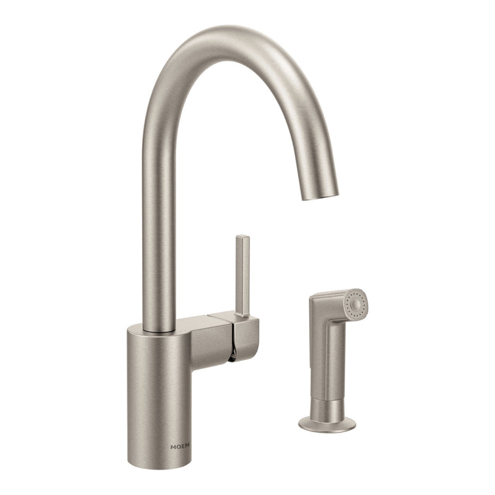 Moen 7165 Align 1.5 GPM One Handle High Arc Kitchen Faucet