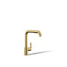 KOHLER Purist Pull-out kitchen sink faucet with three-function sprayhead
