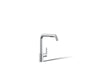 KOHLER Purist Pull-out kitchen sink faucet with three-function sprayhead