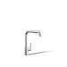 KOHLER Purist Pull-out kitchen sink faucet with three-function sprayhead