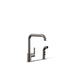 KOHLER Purist Single-handle kitchen sink faucet with side sprayer