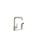 KOHLER Purist Single-handle kitchen sink faucet with side sprayer