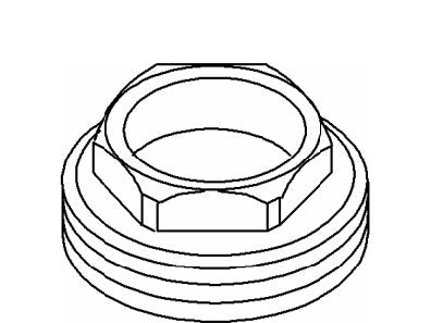 KOHLER K-75130 Nut, Valve Retaining