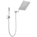 10 inch Raincan Shower Head & Hand Held Combo with Adjustable Extension Arm