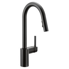 Moen 7565 Align One Handle Pulldown Kitchen Faucet in Matte Black
