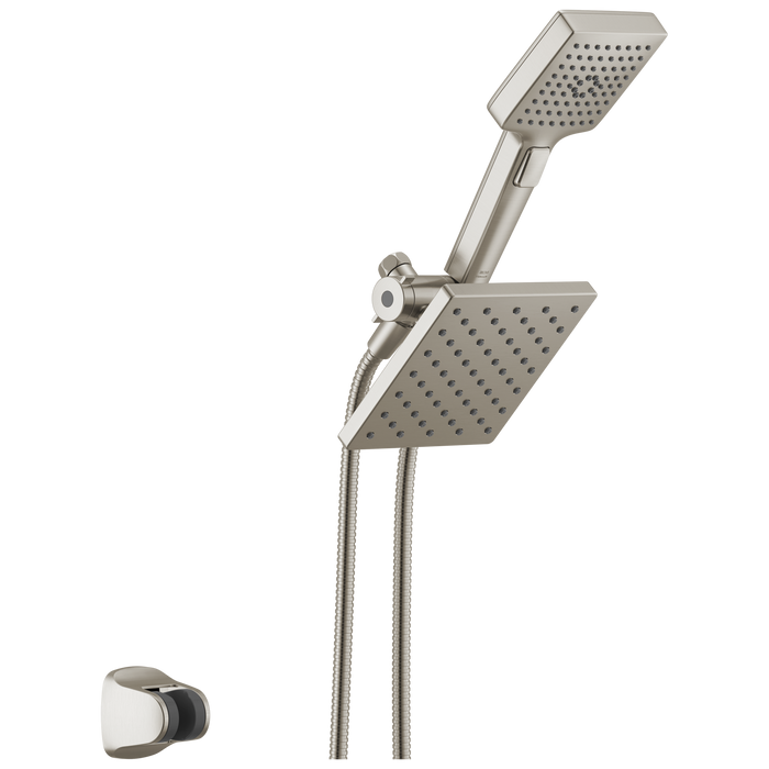 Delta Universal Showering Components 75755SS 5-Setting Two-in-One Combination Shower with Additional Mount - Stainless