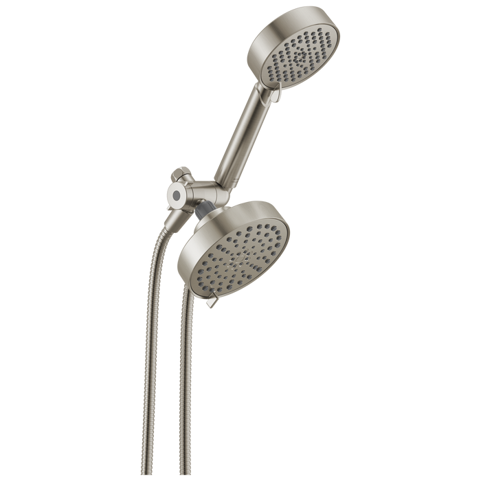 Delta Universal Showering Components 75756SN 5-Setting Two-in-One Combination Shower with Additional Mount - Spotshield Brushed Nickel