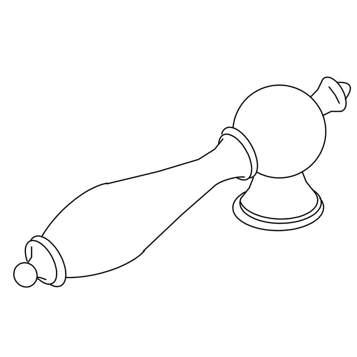 KOHLER K-77889 Lever Handle Assembly W/ White Insert