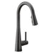 Moen 7864 Sleek Spot One Handle Pulldown Kitchen Faucet in Matte Black