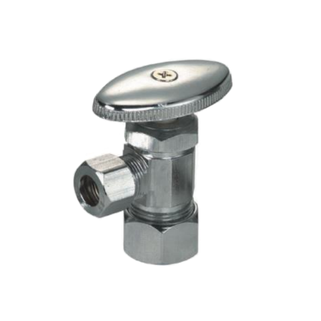 Matco-Norca 29-1019LF 5/8" Compression x 3/8" Compression Multi-Turn Angle Supply Valve &bull; Chrome