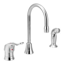 Moen 8138 M-Dura One Handle Multi-purpose Faucet in Chrome