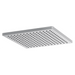 Brizo Universal Showering: 12" Linear Square Single-Function Raincan Shower Head - 2.5 GPM