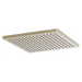 Brizo Universal Showering: 12" Linear Square Single-Function Raincan Shower Head - 2.5 GPM