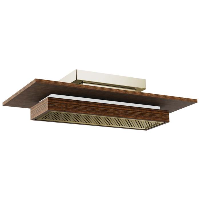 Brizo Frank Lloyd Wright: 21” Single-Function Raincan Shower Head with Integrated Lighting - 2.5 GPM