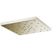 14” Linear Square H2OKINETIC Single-Function Raincan Shower Head 2.5 GPM