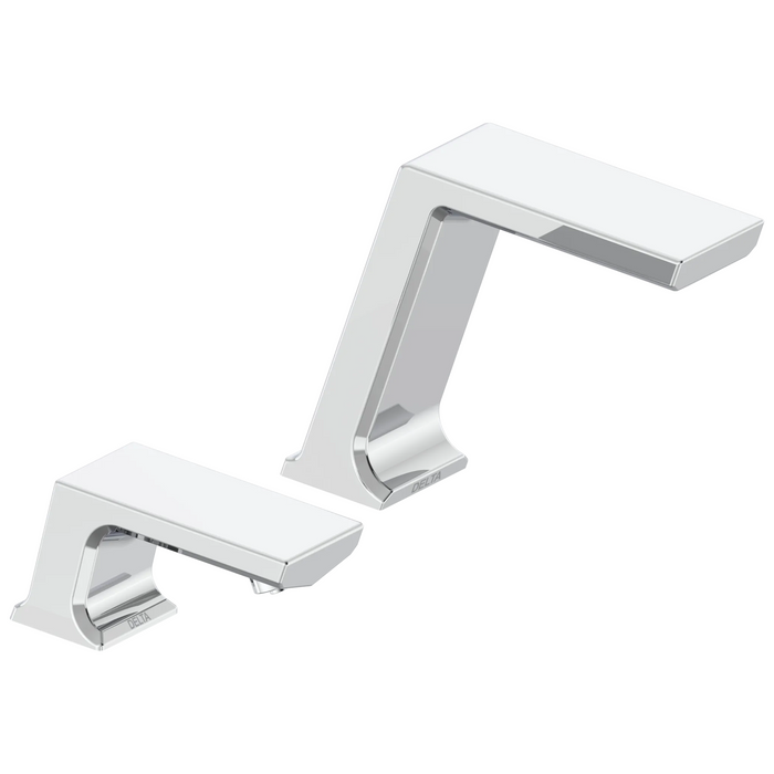 Commercial 800DPA 821DPA50 Contrasta Electronic lavatory faucet and soap dispenser combo with Proximity Sensing - Battery operated, 0.5 gpm - Chrome