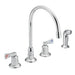 Moen 8242 M-Dura Two Handle Commercial Kitchen Faucet in Chrome
