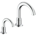 Commercial 800DPA 830DPA50 Rustica Electronic lavatory faucet and soap dispenser combo with Proximity Sensing - Hardwire operated, 0.5 gpm - Chrome
