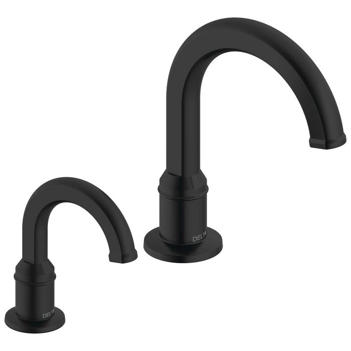 Commercial 800DPA 830DPA90 Rustica Electronic lavatory faucet and soap dispenser combo with Proximity Sensing - Hardwire operated, 0.35 gpm - Matte Black