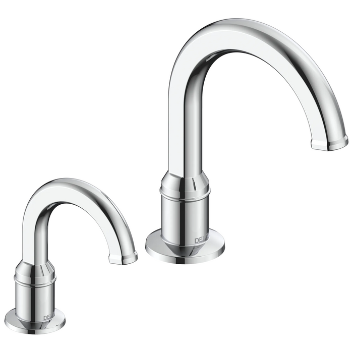 Commercial 800DPA 831DPA90 Rustica Electronic lavatory faucet and soap dispenser combo with Proximity Sensing - Battery operated, 0.35 gpm - Chrome
