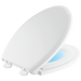 Delta 833902-N-WH Sanborne Elongated Slow - Close/Quick - Release Nightlight Family Seat