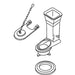 KOHLER K-83486 FLUSH VALVE KIT