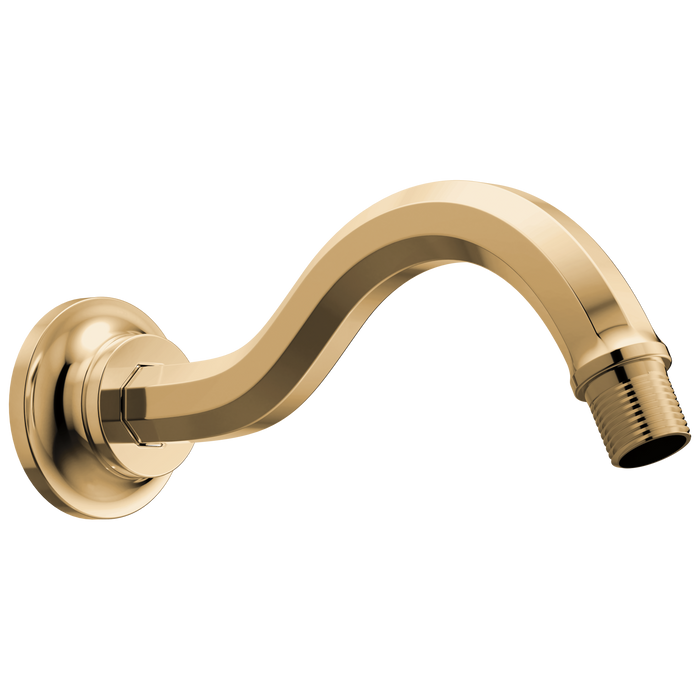 Brizo Beauclere 83865 7 1/2" Shower Arm and Flange - Polished Gold