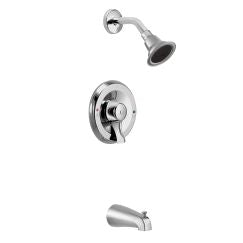 Moen 8389EP15 M-Dura Collection Posi-Temp Pressure Balanced Tub and Shower Trim with 1.5 GPM in Chrome