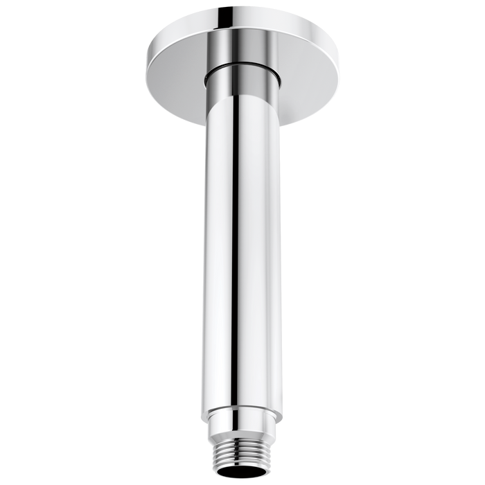 Brizo Brizo Kintsu™: 6" Dual Waterway Ceiling Mount Shower Arm and Round Flange