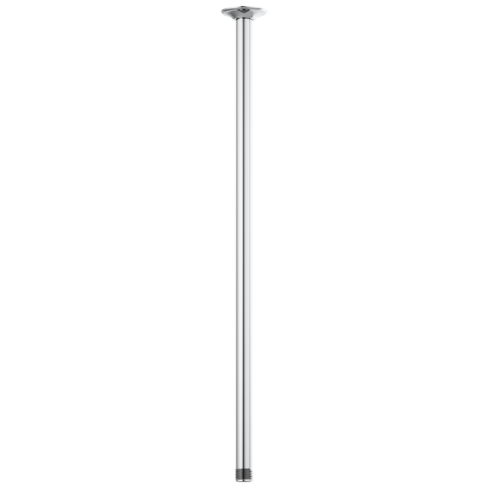24" Ceiling Mount Shower Arm And Round Flange